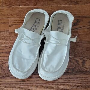 Hey Dude Off-White Slip-On Shoes